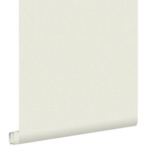 Estahome papel de parede textura de linho bege 53 cm x 10.05 m
