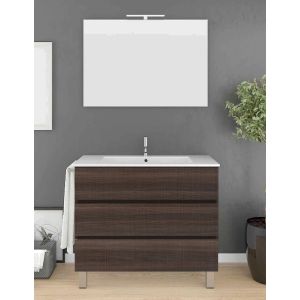 Móvel de banho imperia com lavatório espelho fresno tea 70x45cm
