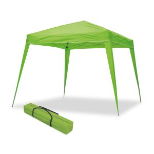 Tenda dobrável 3x3 verde lima - estrutura de aço - praia jardim terraço