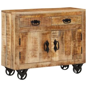 Buffet bas - helloshop26 - madeira de mangueira - 80x30x65 cm - vintage - c