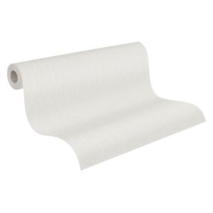 A.s. Création papel de parede aspecto de linho cinzentoetaupe