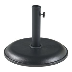 Suporte para guarda-chuva bionaz redondo em betão 45x5cm - preto [casa.pro]