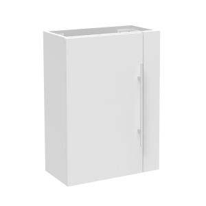 Armário de casa de banho aica 44 x 23 x 60 cm, uma porta, branco