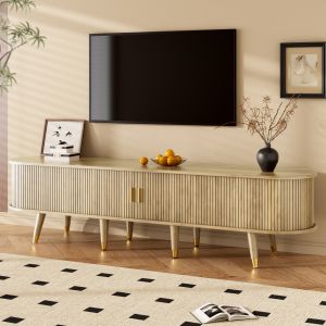 Móvel de tv com porta de correr carvalho 45x175x38cm