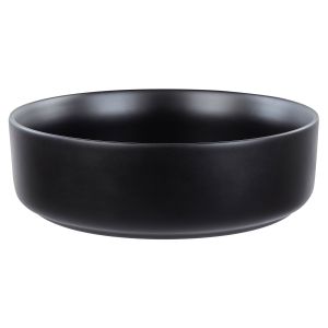Lavatório de bancada calig ⌀ 36 cm cerâmica preto