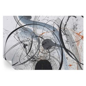 Papel de parede autocolante abstração expressiva 104x152 tulup