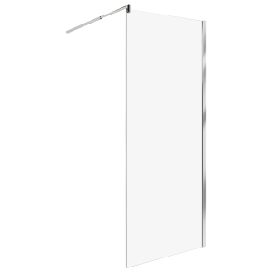 Painel de duche ahaus 80 x 190 cm prateado
