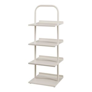 Sapateira poytya para 4 pares aço 96 x 34 x 32 cm champanhe [en.casa]