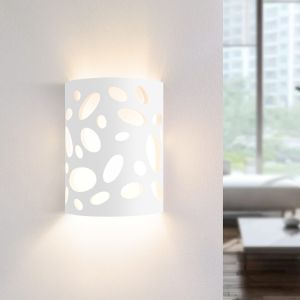 Nettlife aplique parede e14 branco 22.8x17.7