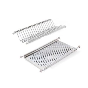 Emuca escorredores de pratos para módulos altos, módulo 600mm, aço inox