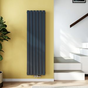 Emke radiador água quente aço plano camada dupla antracite 160x46 cm