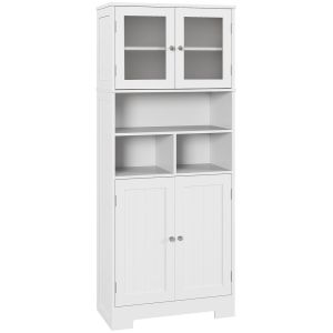 Armário de cozinha 60x30x145,5 cm color blanco Homcom, casa - cozinha