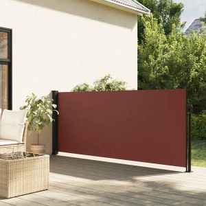 Toldo lateral retrátil 140x600 cm castanho egw629085