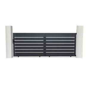 Portão de correr elétrico vogel 4m h.140cm + ranger c300