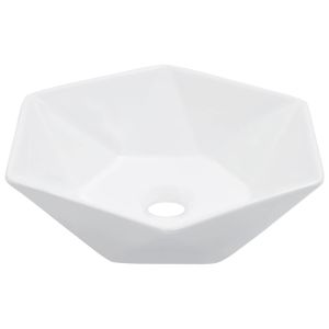 Lavatório 41x36,5x12 cm cerâmica branco