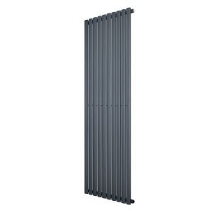 Radiador de coluna simples oval – 1800 mm x 600 mm – cinza antracite