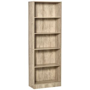 Estante para livro 63x29,5x176 cm color marrón Homcom