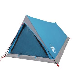 Tenda de campismo para 2 pessoas tecido impermeável azul