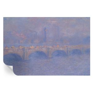 Papel de parede adesivo ponte azul 104x152 tulup