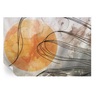 Papel de parede vinílico abstração harmoniosa 104x152 tulup