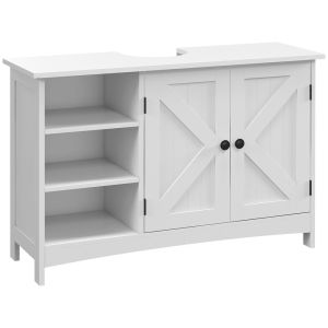 Móvel para lavatório pousar 90x30x60 cm mdf color blanco kleankin
