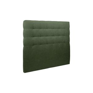 Cabeceira estofada de 140 cm - tela fosca kaki tecido verde - verde caqui
