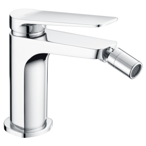 Misturador bidê cromado em latão com cartucho cerâmico ø26 mm e flexíveis 3