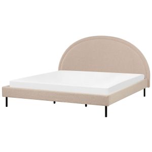 Cama bouclé margut 180 x 200 cm creme