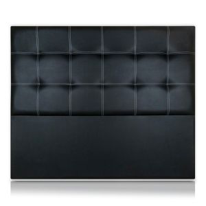 Cabeceros tritón tapizado polipiel negro 190x120 de sonnomattress