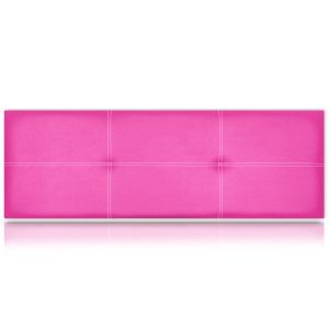 Cabeceira poseidón estofadas em couro sintetico rosa 90x50 de sonnomattress