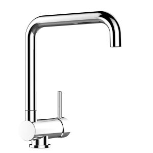 Grifo cocina abatible 6cm cromado caño giratorio