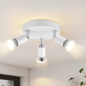 Nettlife luminária de teto branco gu10 15x10.4