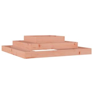 Jardinera de madera maciza de douglas 110x110x27 cm