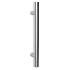 Puxador da porta diám 30, eixos 350, l=500, inox 304 polido