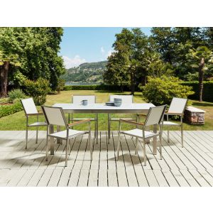 Conjunto de refeição  branco cosoleto/grosseto