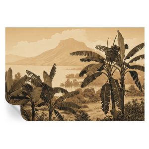 Papel de parede adesivo panorama tropical 104x152 tulup