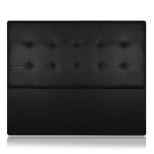 Cabeceros atenea tapizado polipiel negro 130x120 de sonnomattress
