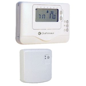 Termóstato de ambiente sem fios contacto seco programável easy control r ch