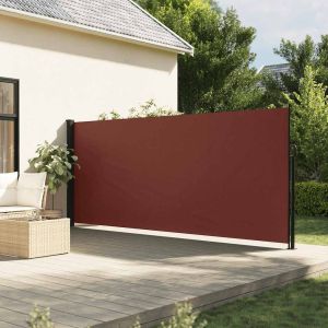 Toldo lateral retrátil 160x600 cm castanho egw404451
