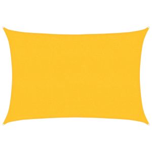 vidaXL toldo de vela hdpe amarrilo 160 g/m² 2,5x4 m