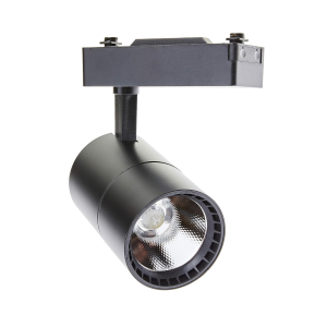Spotlight teto LED rail 40w, luz 6000k, 2700 lm, 220v monofásico, preto