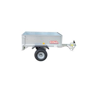 Reboque de 1 eixo de 450 kg – 1,28 x 0,92 m – basculante