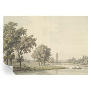 Papel de parede adesivo um parque tranquilo 208x146 tulup