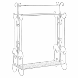 Suporte para toalha gladis metal branco