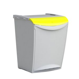 Sistema modular de reciclagem denox 25l amarelo - "ecosistema"