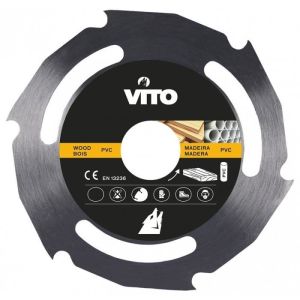 Disco de corte para madeira e PVC 230 mm vito grinder furo 22,5 mm