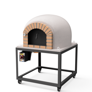 Movelar - forno a lenha modelo stromboli (branco - 80x80x152 cm