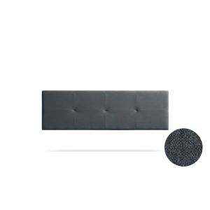 Cabeceira estofada altea aqualine 210x50x5 cm - cinza escuro - moonia