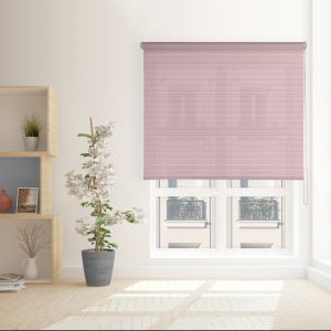 Estore de rolo screen royal  abertura 8%  beje e vermelho 135 x 250cm