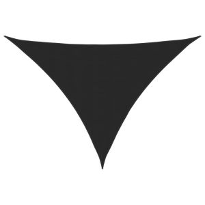 vidaXL toldo de vela triangular tela oxford negro 3x4x4 m